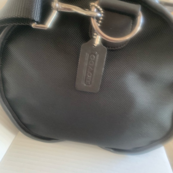 Coach NWT black 1996 Olympics double zipper duffle bag never used - Picture 3 of 12